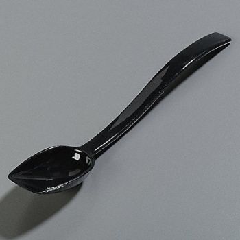 CARLISLE Solid Spoon Black 10 In PK12, 14D268