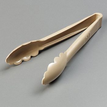 CARLISLE Utility Tong Beige 8.85 In PK12, 14D296