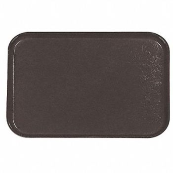 CARLISLE Glasteel Tray 18 x 14 Black PK12, 14D349