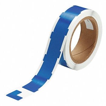 BRADY Floor Tape Blue 1 inx1 in L PK750, 14D461