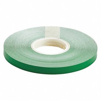 BRADY Floor Tape Green 1/4 inx50 ft Roll, 14D464
