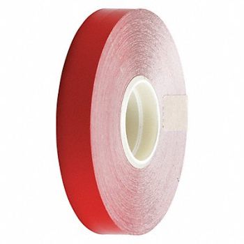 BRADY Floor Tape Red 1/2 inx50 ft Roll, 14D470