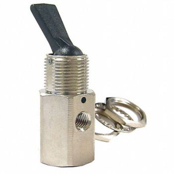 PNEUMADYNE INC Toggle Valve NC Brass 3 Way, 14F283