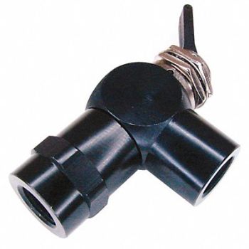 PNEUMADYNE INC Toggle Valve NC 1/8 In FNPT Plastic, 14F289