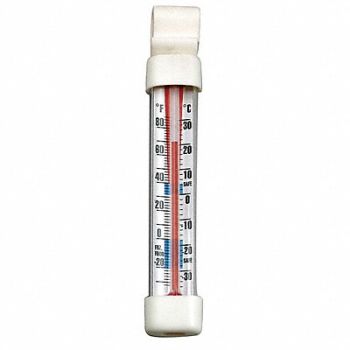 TAYLOR Refrigerator/Freezer Thermometer, 14F312