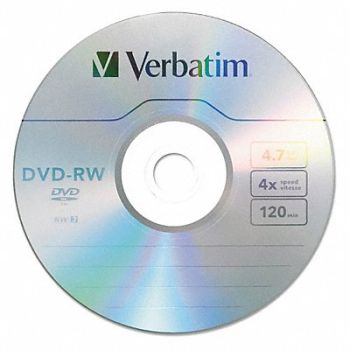 VERBATIM DVD-RW Disc 4.70 GB 120 min 4x PK30, 14F866