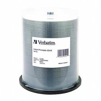 VERBATIM CD-R Disc 700 MB 80 min 52x PK100, 14F871