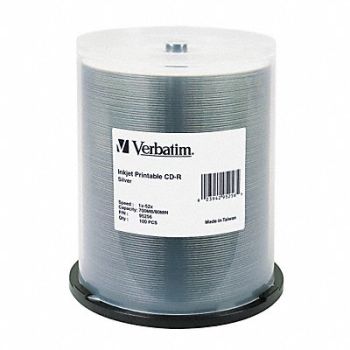 VERBATIM CD-R Disc 700 MB 80 min 52x PK100, 14F873