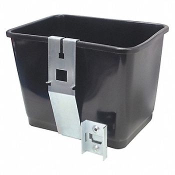 MALLORY Squeegee Bucket 2 gal Black, 14G870