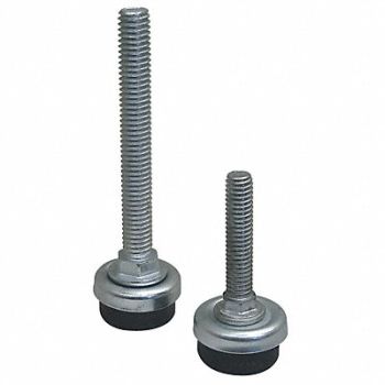 S W Furniture Glides Screw-In Rd 1-5/8 PK4, 14H443