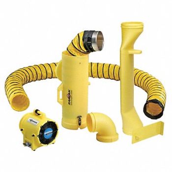 RAMFAN Manhole Entry System 8 In 1/3 HP, 14H531