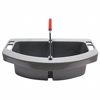 RUBBERMAID COMMERCIAL PRODUCTS Caddy 16 in L Gray, 14J685