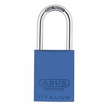 ABUS Keyed Padlock 29/32 in Rectangle Blue, 14J859
