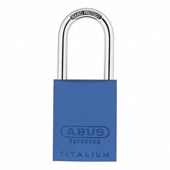 ABUS Keyed Padlock 29/32 in Rectangle Blue, 14J862