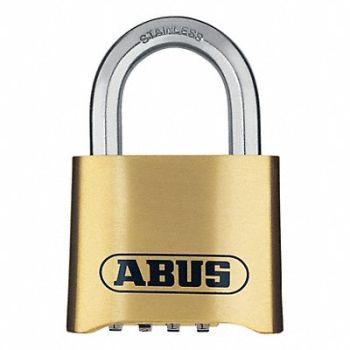 ABUS Combination Padlock 2 in Rectangle Gold, 14J895