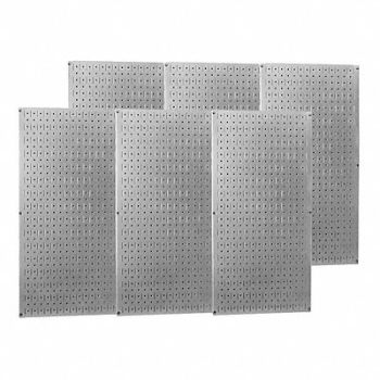 WALL CONTROL G0362 PgbrdPanel 3/4x32x96 Crcl Slttd 6panels, 14K270