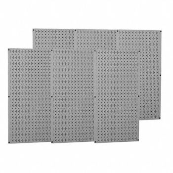 WALL CONTROL G0362 Pgbrd Panel 3/4 x32 x96 in Crcl Slttd, 14K273