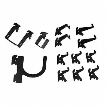 WALL CONTROL G0363 Slotted Toolboard Hook Kit 1 in, 14K277