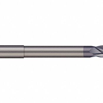 MICRO 100 Ball End Mill Single End 12.00mm Carbide, 16F746