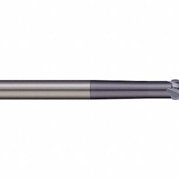 MICRO 100 Ball End Mill Single End 12.00mm Carbide, 14M228