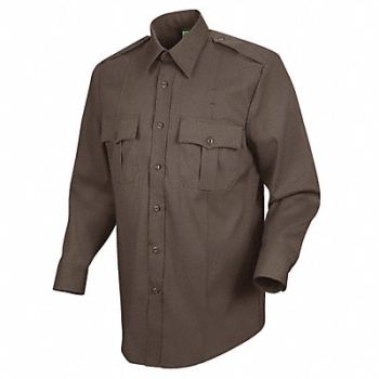 HORACE SMALL Deputy Deluxe Shirt Brown 20 in, 14K967