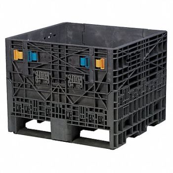 BUCKHORN Clps Bulk Ctr Black Solid 32 in, 14L050