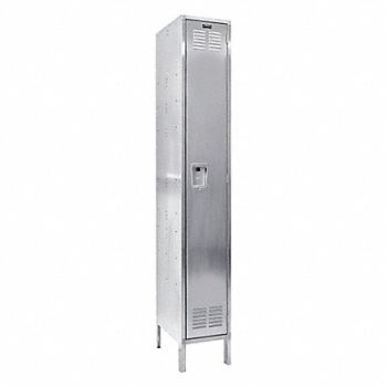 HALLOWELL Lckr 1x1Lckr Silver 78 x18 x18 Assm, 14L068