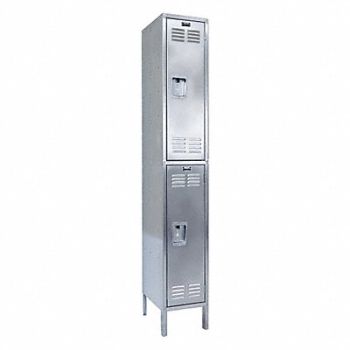 HALLOWELL Lckr 2x1Lckr Silver 78 x18 x18 Assm, 14L072