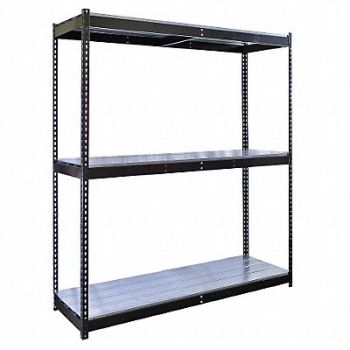 HALLOWELL Boltless Shelving 48x84x48in Strtr, 14L273