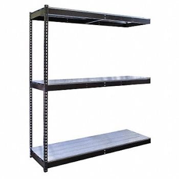 HALLOWELL Boltless Shelving 48x84x96in AdOn, 14C669