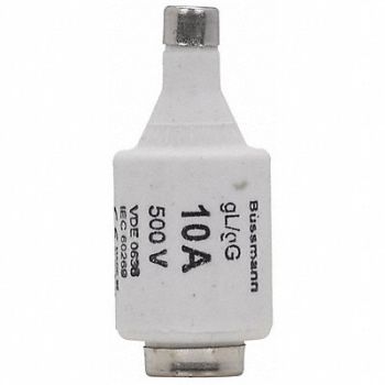 BUSSMANN Fuse 10A Class D D27 Series Time Delay, 14L621