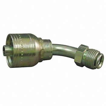 EATON AEROQUIP Crimp Fitting 45 Deg 3/8 ID 5/8 M, 14L764