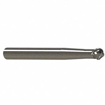 MICRO 100 Ball End Mill Single End 12.00mm Carbide, 14M230