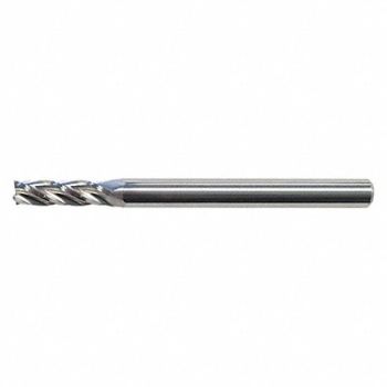 MICRO 100 Sq. End Mill Single End Carb 7/64, 14M373