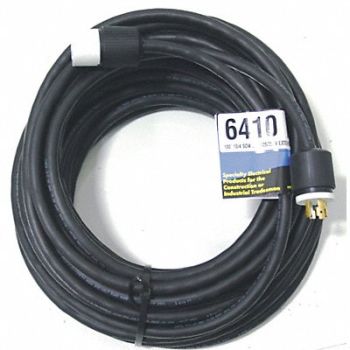 SOUTHWIRE Extension Cord 100ft 10Ga 30A SOW Blk, 14N228