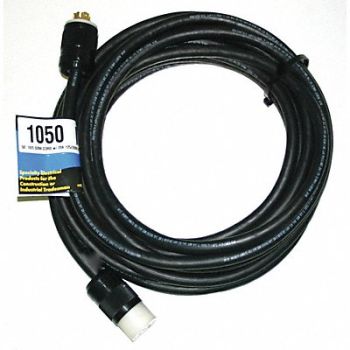 SOUTHWIRE Extension Cord 50ft 10Ga 30A SOW Blk, 14N242