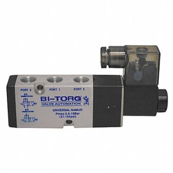 GRAINGER APPROVED Solenoid Air Control 1/4 24VDC, 14N259