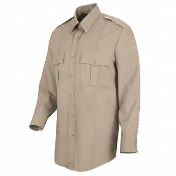 HORACE SMALL Deputy Deluxe Shirt Tan Neck 15-1/2 in, 14N456