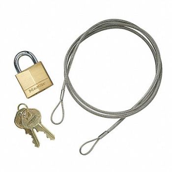 JUSTRITE Anchoring Cable Kit Silver, 14N881