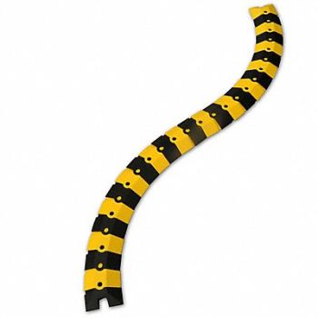 ULTRATECH Cable Protector Drop Over 1 Channel 3ft., 14N916