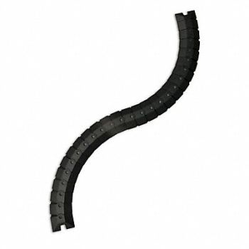 ULTRATECH Cable Protector Drop Over 1 Channel 3ft., 14N918
