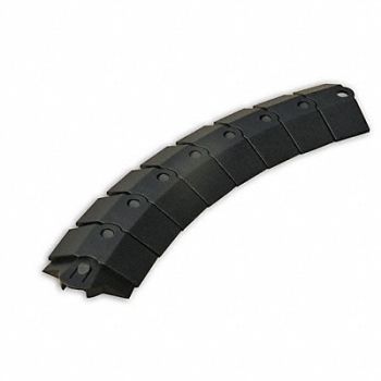 ULTRATECH Cable Protector Drop Over 1 Channel 1ft., 14N919