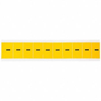 BRADY Numbers And Letters Dash 1-1/2In H PK10, 14R043