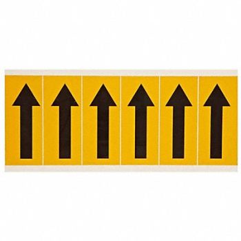 BRADY Numbers And Letters 3-1/2 in H Arrow, 14R046
