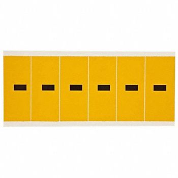 BRADY Numbers And Letters Dash Black On Yellow, 14R047