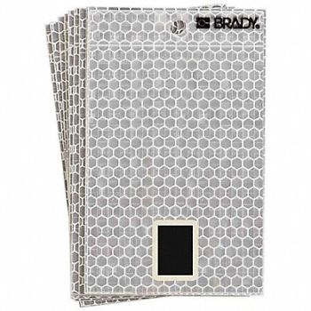 BRADY Refl Symbol Label Period Glw in Drk PK10, 14R056