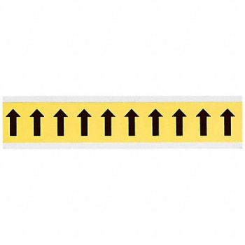 BRADY Symbol Label 1-1/2 H Arrow PK10, 14R058