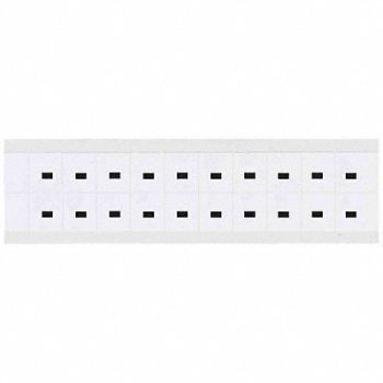 BRADY Numbers And Letters Dash 3/4 in H, 14R063