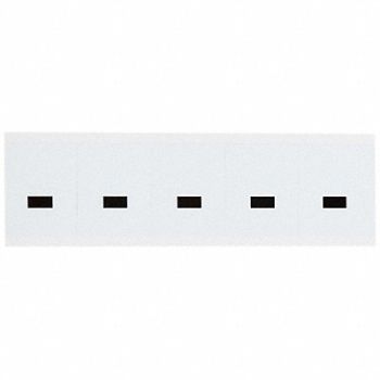 BRADY Numbers And Letters Dash Black On White, 14R065