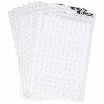 BRADY Blank Labels Blank 2-7/8 in H PK10, 14R086